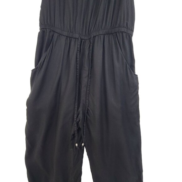 American Eagle Women's Sleeveless Jumpsuit Black Size S - Picture 3 of 12